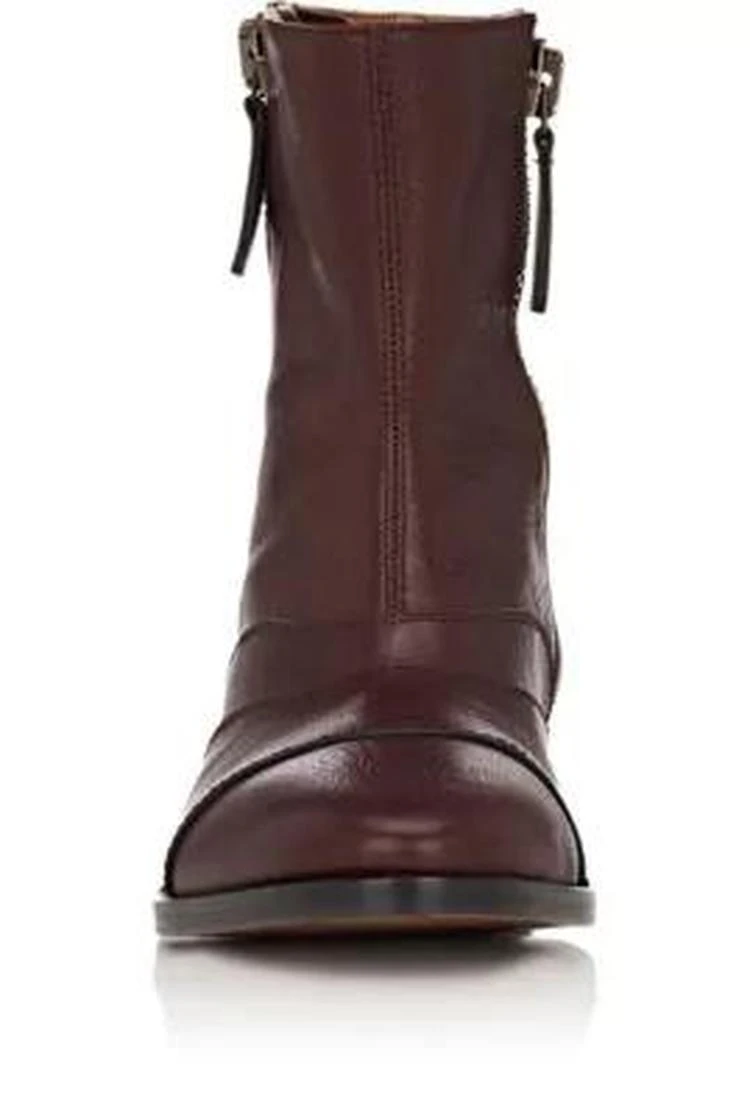 商品Chloé|Double-Zip Leather Ankle Boots,价格¥4456,第4张图片详细描述