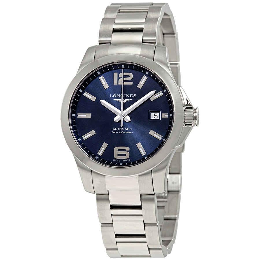 Longines Conquest Automatic Blue Dial Mens 39mm Watch L3.776.4.99.6商品第1张图片规格展示