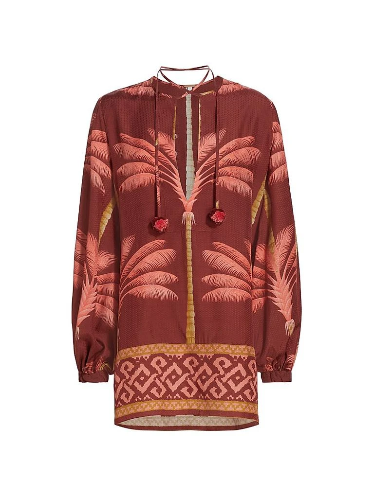 商品JOHANNA ORTIZ|Cuba Cocoa Balloon Sleeve Top,价格¥2120,第1张图片