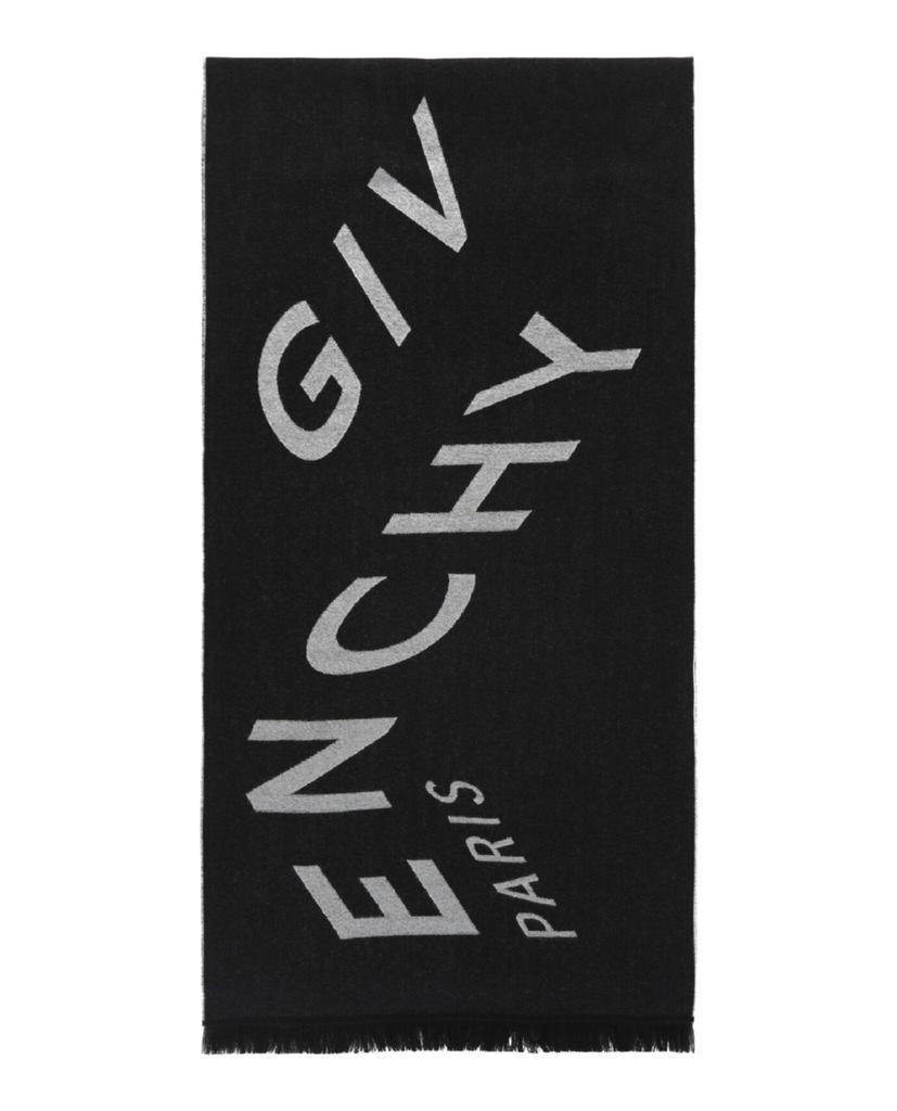 商品Givenchy|Chevron Logo Scarf,价格¥1098,第1张图片