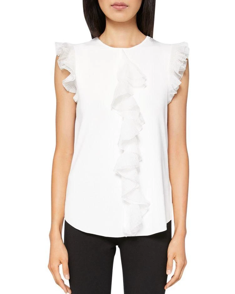 商品Ted Baker London|Ysabel Frill Detail Knit Top,价格¥644,第1张图片