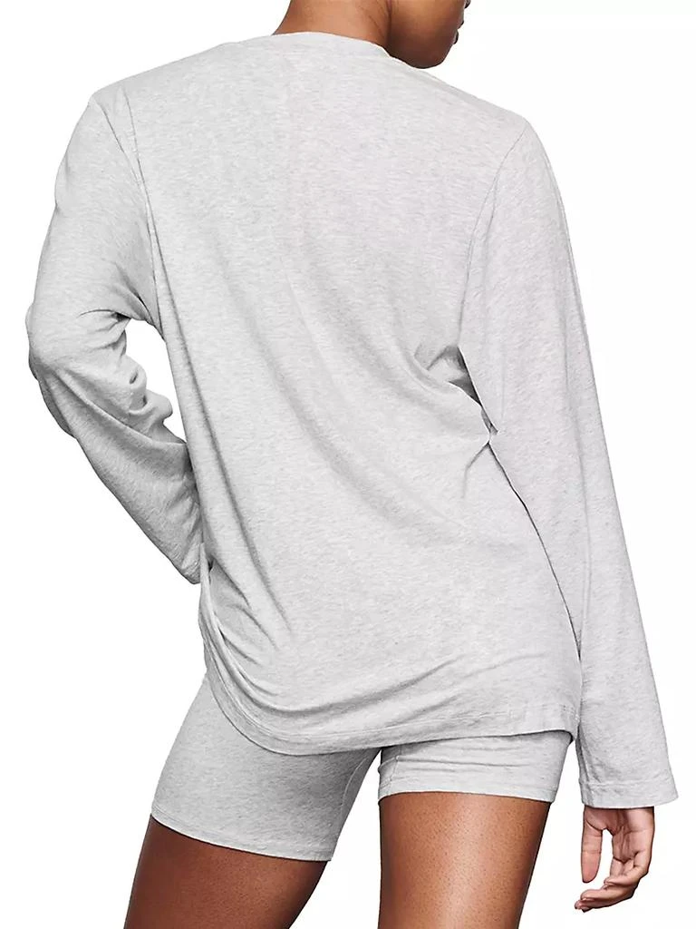 商品SKIMS|Boyfriend Long-Sleeve T-Shirt,价格¥353,第5张图片详细描述