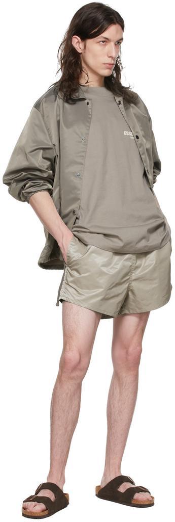 商品Essentials|Taupe Nylon Shorts,价格¥433,第6张图片详细描述