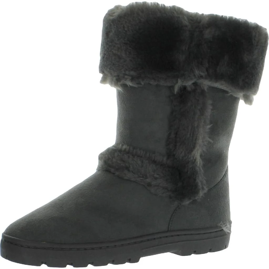 商品Style & Co|Style & Co. Womens Witty Suede Faux Fur Casual Boots,价格¥84,第4张图片详细描述