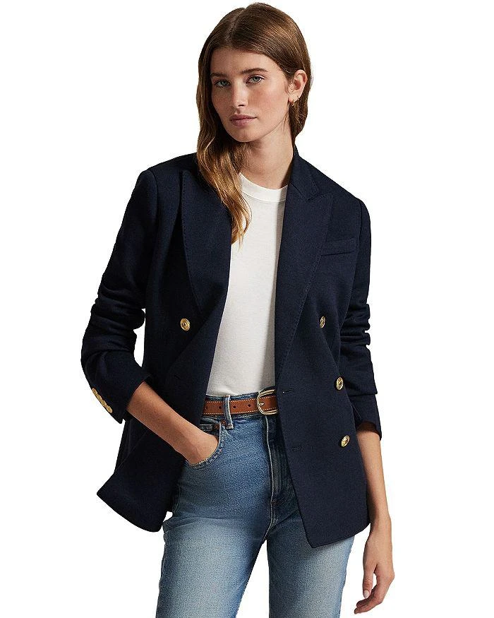 商品Ralph Lauren|Knit Double Breasted Blazer,价格¥3009,第4张图片详细描述