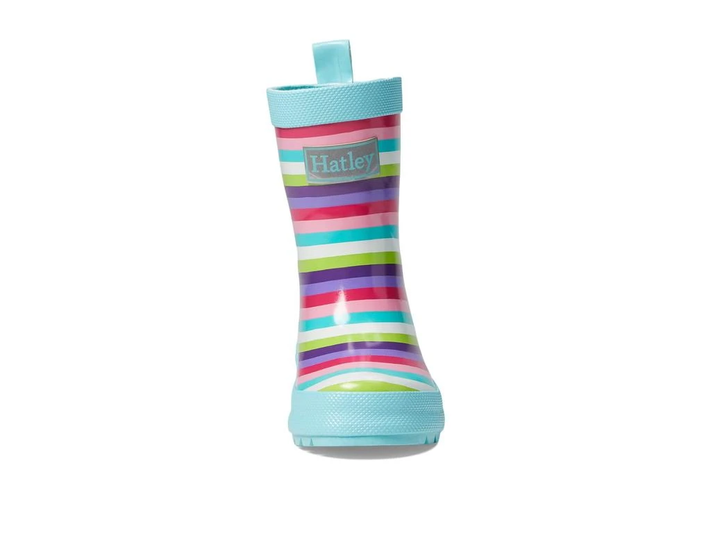 商品Hatley|Magical Stripes Shiny Rain Boots (Toddler/Little Kid/Big Kid),价格¥309,第2张图片详细描述