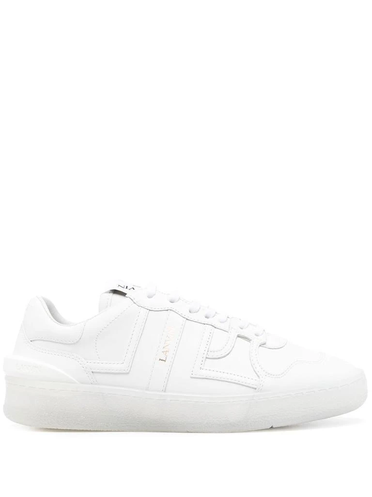 商品Lanvin|Lanvin women's white leather sneakers,价格¥4897,第1张图片