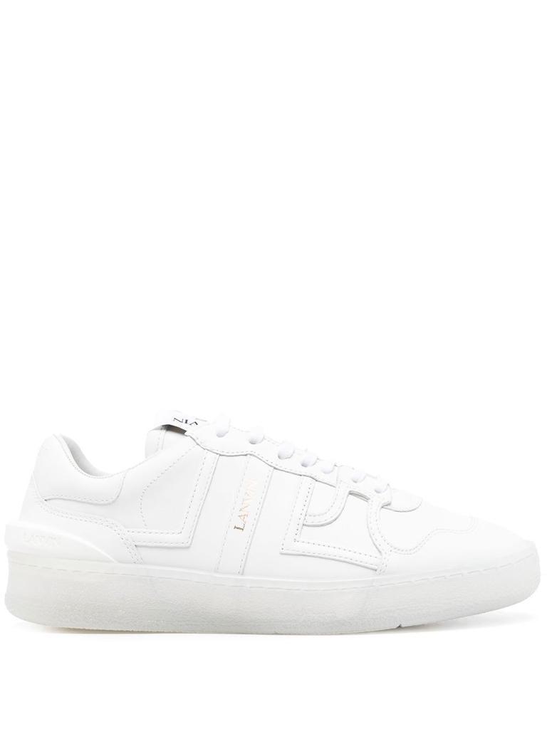 商品Lanvin|Lanvin Women's  White Leather Sneakers,价格¥4138,第1张图片