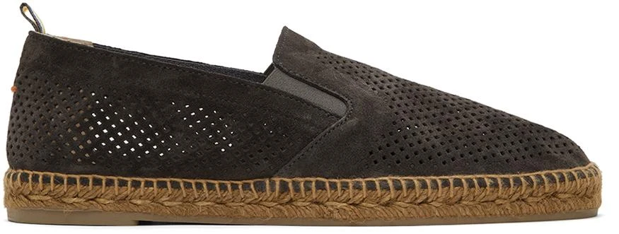 商品CASTAÑER|Grey Suede Pierced Joel T/005 Espadrilles,价格¥627,第1张图片
