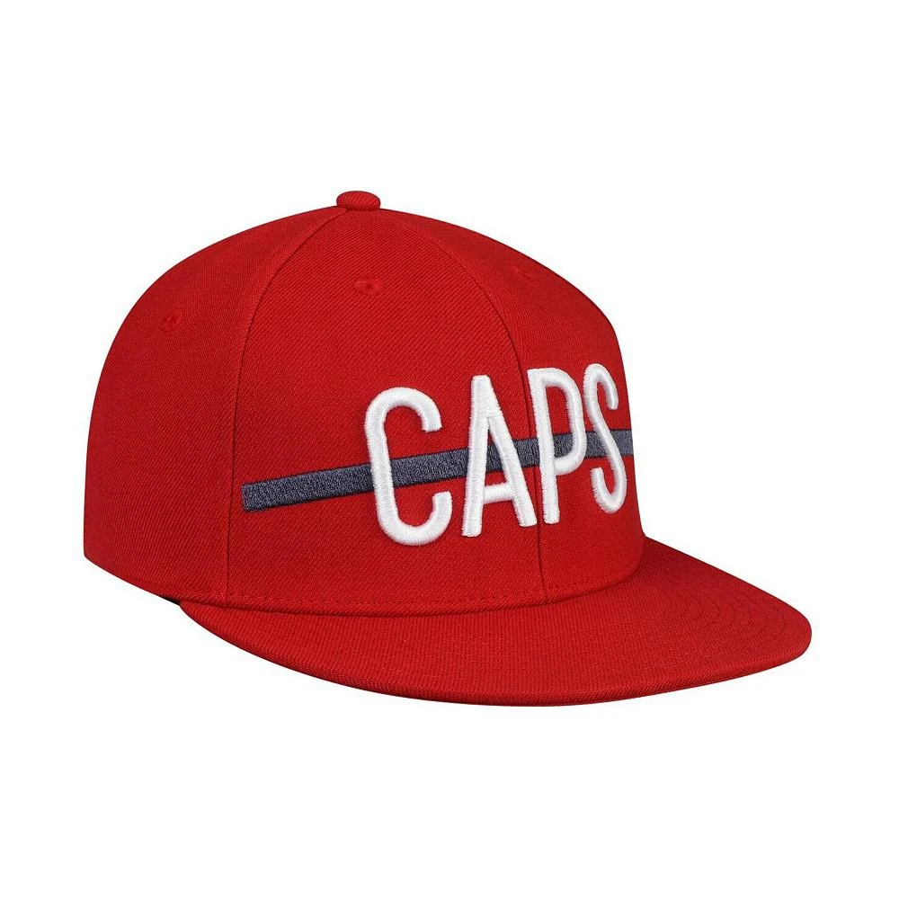 商品Adidas|Men's Red Washington Capitals Culture Middle Bar Flex Hat,价格¥158,第3张图片详细描述