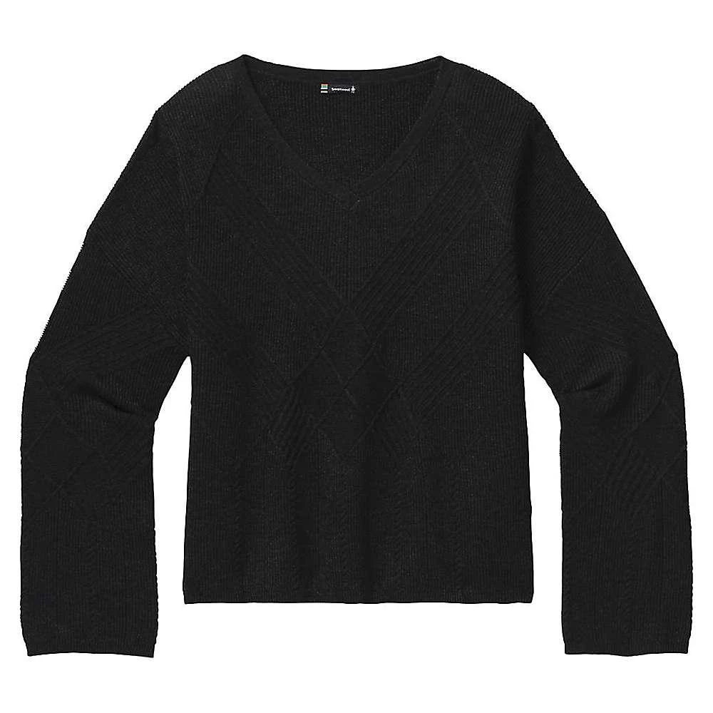 商品SmartWool|Smartwool Women's Shadow Pine Cable V-Neck Sweater,价格¥569,第3张图片详细描述