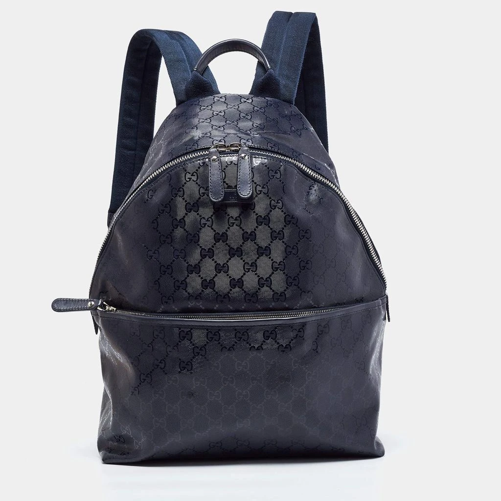 商品[二手商品] Gucci|Gucci Blue Guccissima Leather Backpack,价格¥4684,第1张图片