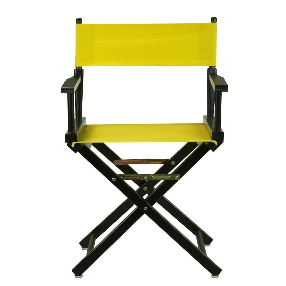 商品Casual Home|18" Director's Chair Black Frame-Yellow Canvas,价格¥894,第1张图片
