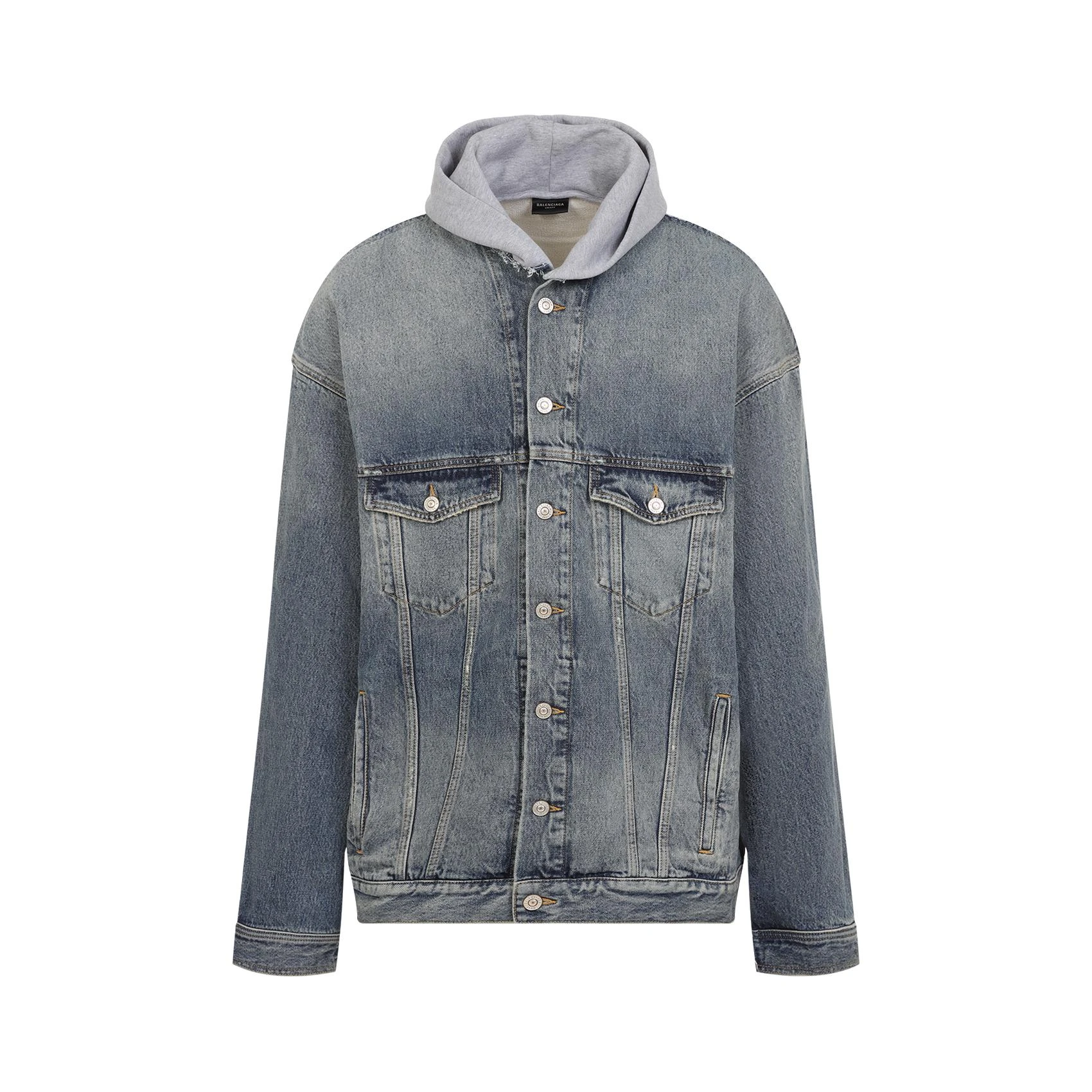 商品Balenciaga|Balenciaga 男士夹克 825285THW254245 蓝色,价格¥18238,第3张图片详细描述
