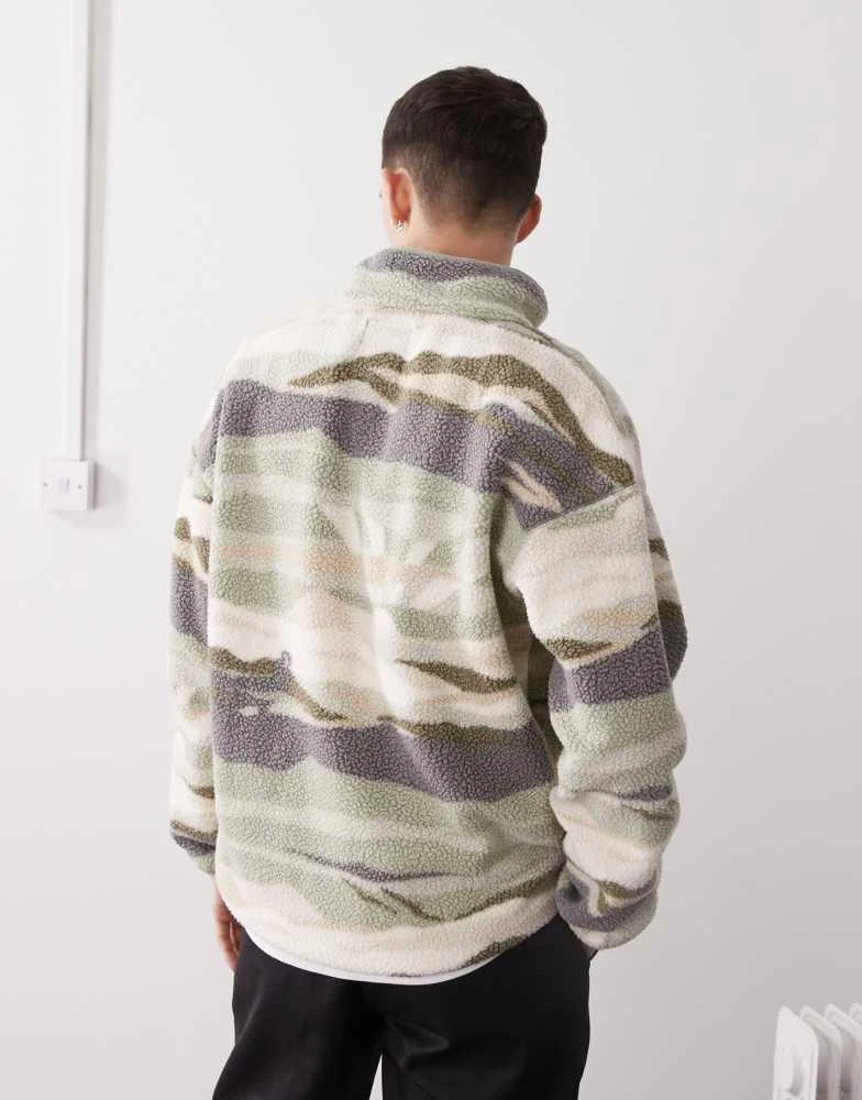 商品Columbia|Columbia Helvetia II Printed half snap fleece in green,价格¥674,第4张图片详细描述