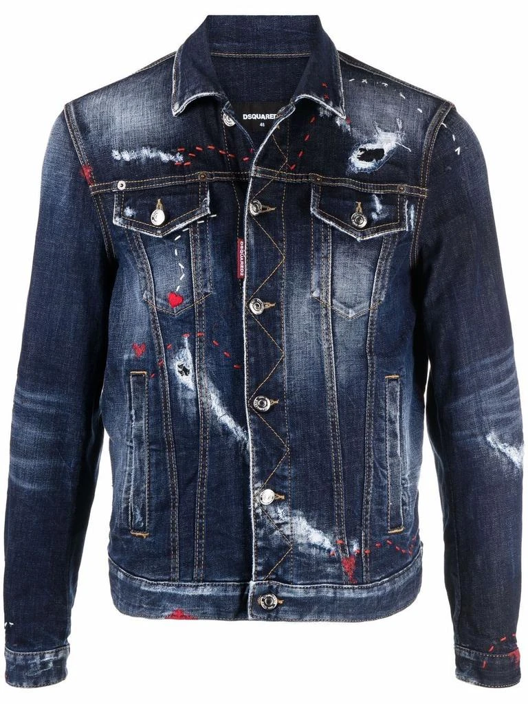商品DSQUARED2|Dsquared2 `Dan Jean` Jacket,价格¥2795,第1张图片