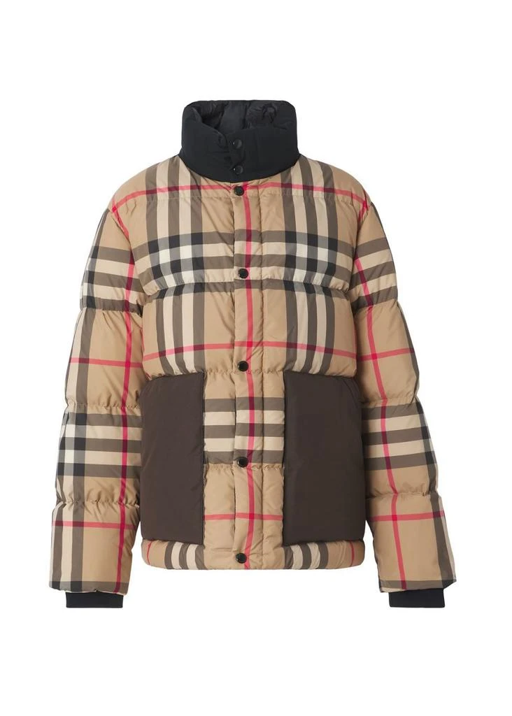 商品Burberry|Check puffer jacket,价格¥14964,第1张图片