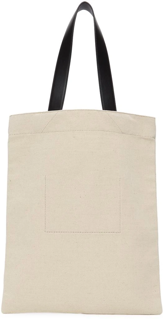 商品Jil Sander|SSENSE Exclusive Off-White Medium Flat Shopper Tote,价格¥2890,第3张图片详细描述