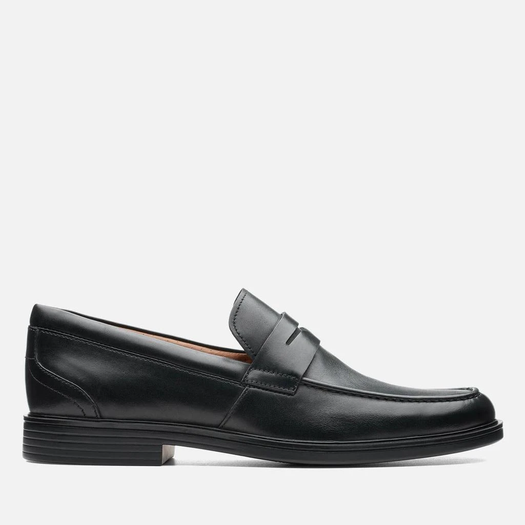 商品Clarks|CLARKS MEN'S UN ALDRIC STEP LEATHER LOAFERS - BLACK,价格¥481,第1张图片