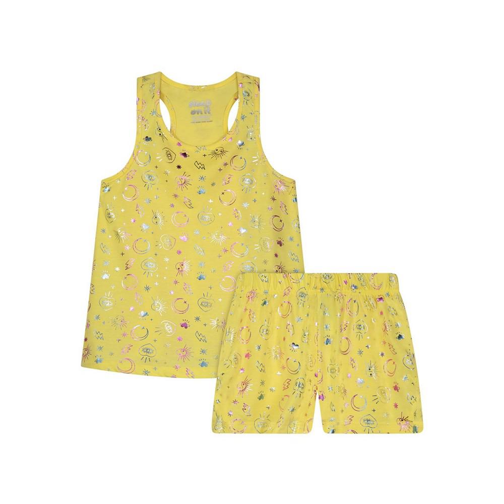 Big Girls Tank Top and Shorts Pajama Set, 2 Piece商品第1张图片规格展示