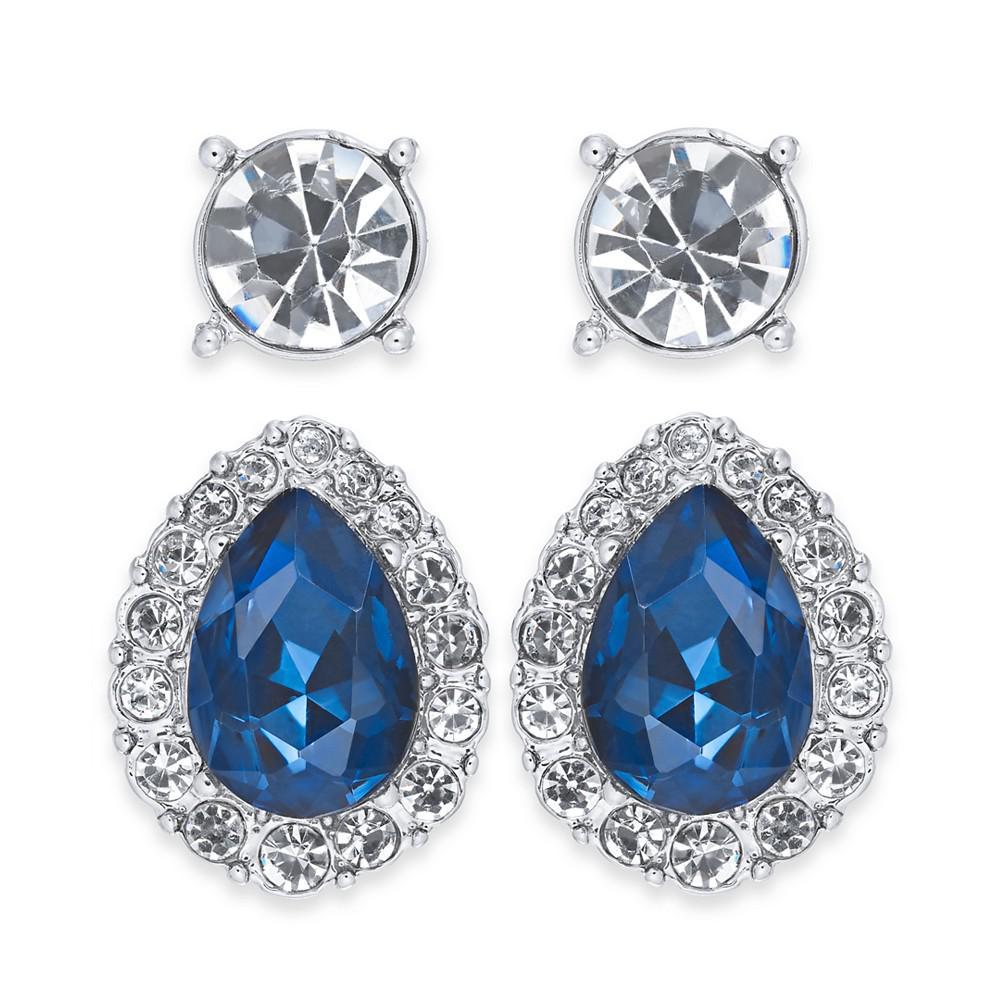 商品Charter Club|2-Pc. Set Crystal & Stone Earrings, Created for Macy's,价格¥72,第1张图片
