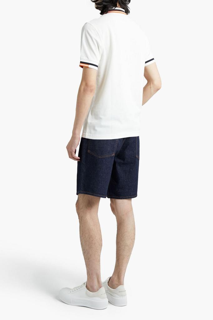 Embroidered cotton-piqué polo shirt商品第3张图片规格展示
