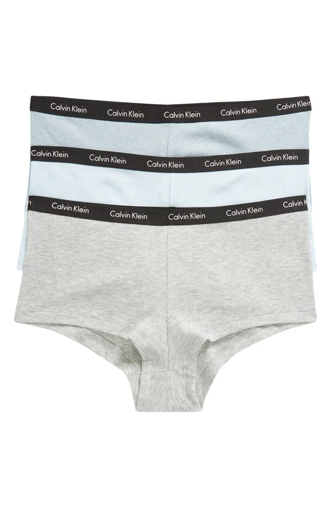 商品Calvin Klein|Ribbed Boyshorts - Pack of 3,价格¥138,第1张图片