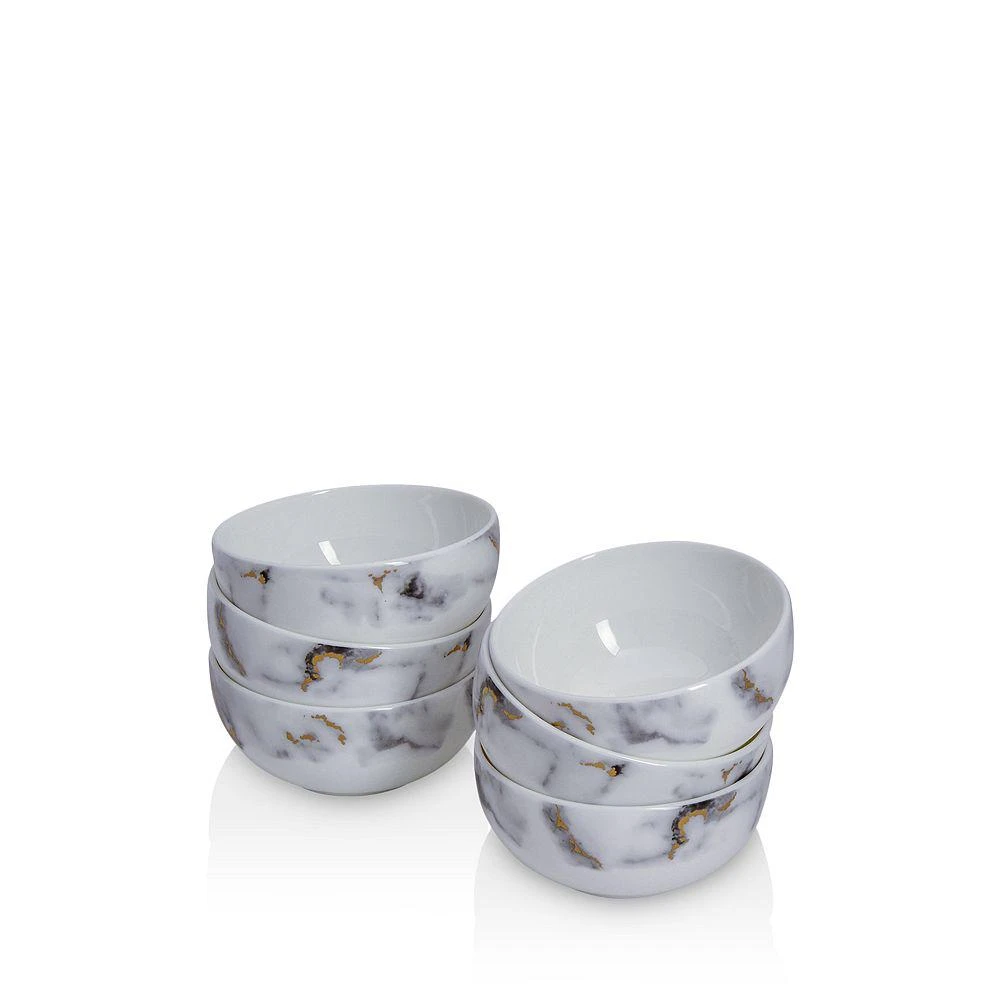 Marble Venice Fog 7-Piece Seder Plate/Appetizer Set 商品