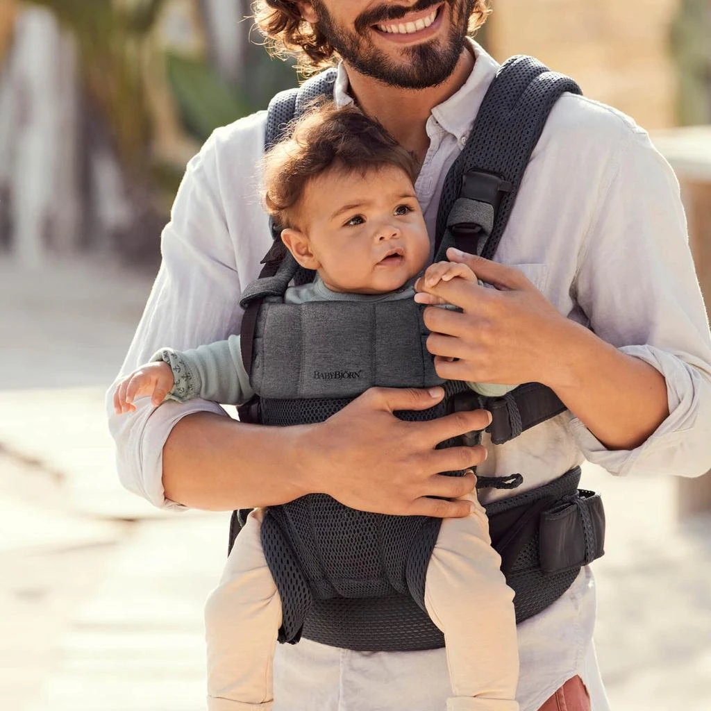 商品BabyBjörn|BABYBJÖRN Harmony 3D Mesh Baby Carrier - Anthracite,价格¥2074,第4张图片详细描述