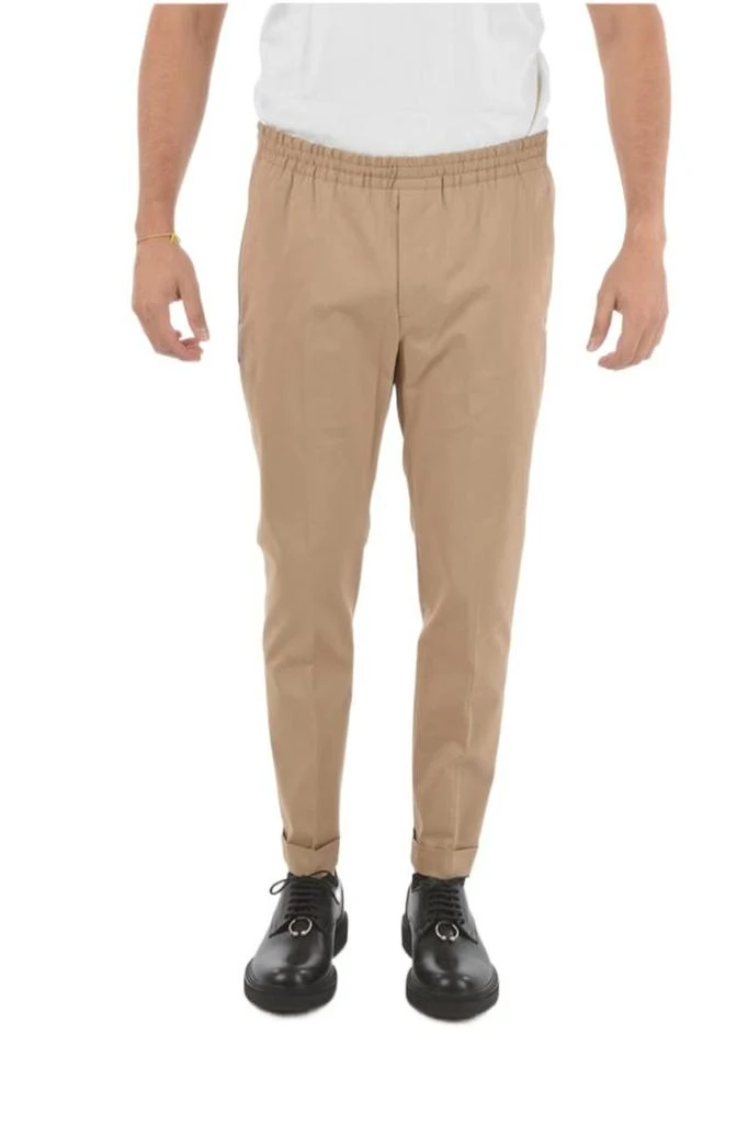 商品Neil Barrett|Neil barrett men's beige other materials pants,价格¥2281,第1张图片