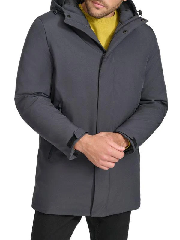 商品Calvin Klein|Hooded Stadium Mid Jacket,价格¥570,第5张图片详细描述