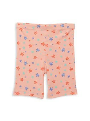 商品Little Me|Little Girl's 4-Piece Mermaid-Print & Star-Print Set,价格¥118,第4张图片详细描述