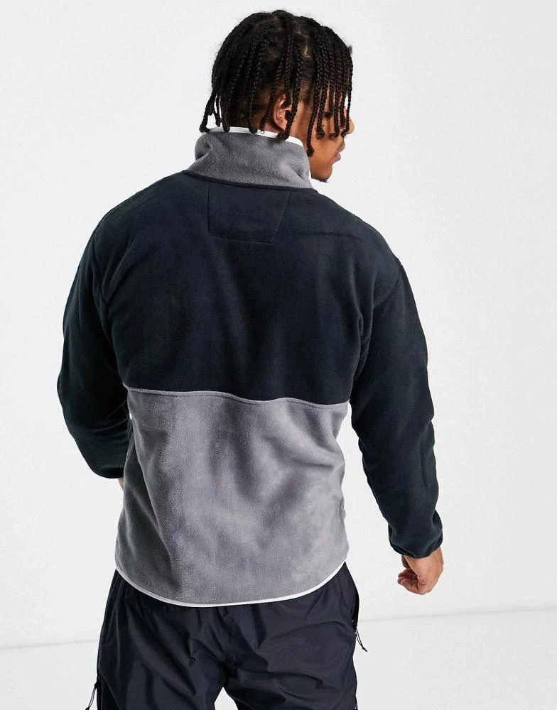 商品Columbia|Columbia Back Bowl full zip fleece jacket in black and grey,价格¥689,第2张图片详细描述