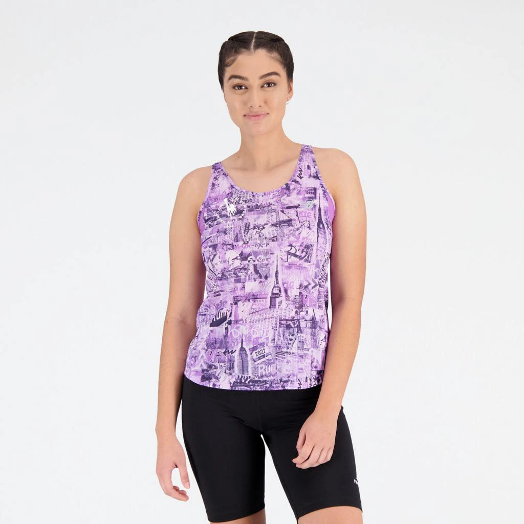 商品New Balance|NYC Marathon Printed Impact Run Tank,价格¥285,第1张图片