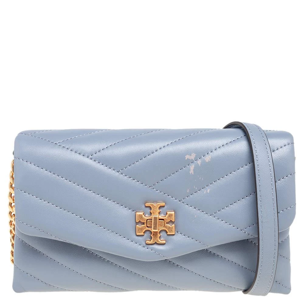 商品[二手商品] Tory Burch|Tory Burch Grey Chevron Leather Kira Crossbody Bag,价格¥930,第1张图片