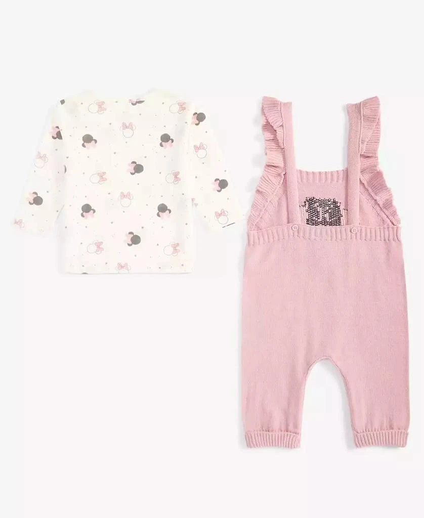 商品Disney|Baby Girls Minnie Mouse Shirt & Overalls Set,价格¥153,第2张图片详细描述