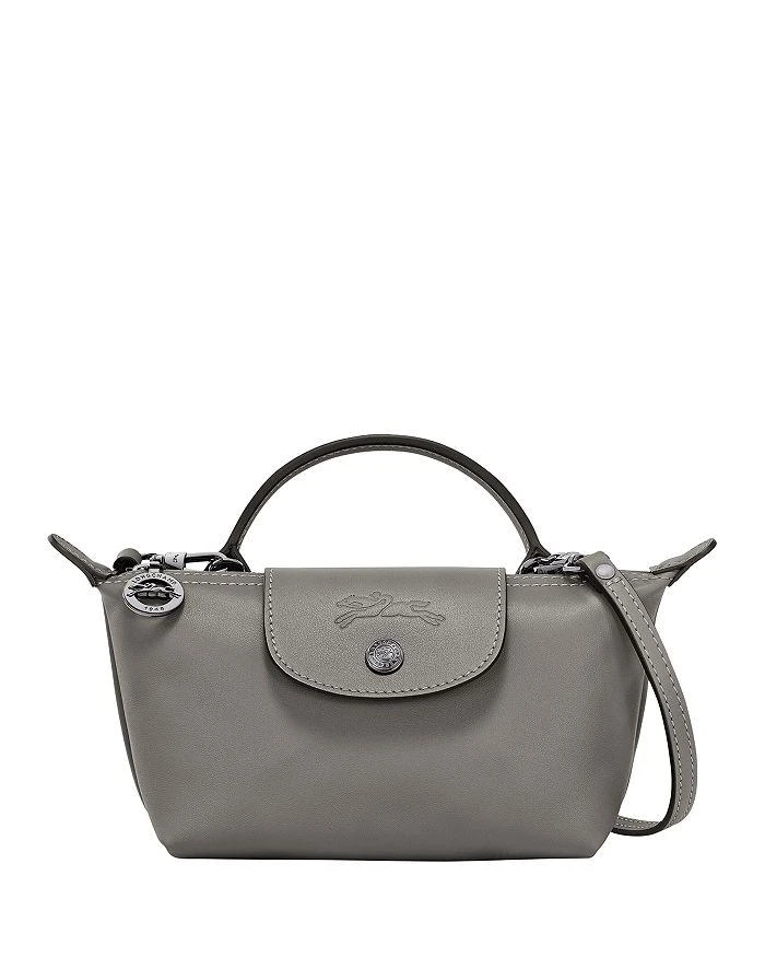 商品Longchamp|Longchamo Le Pliage Xtra Leather Mini Crossbody Pouch,价格¥2710,第1张图片