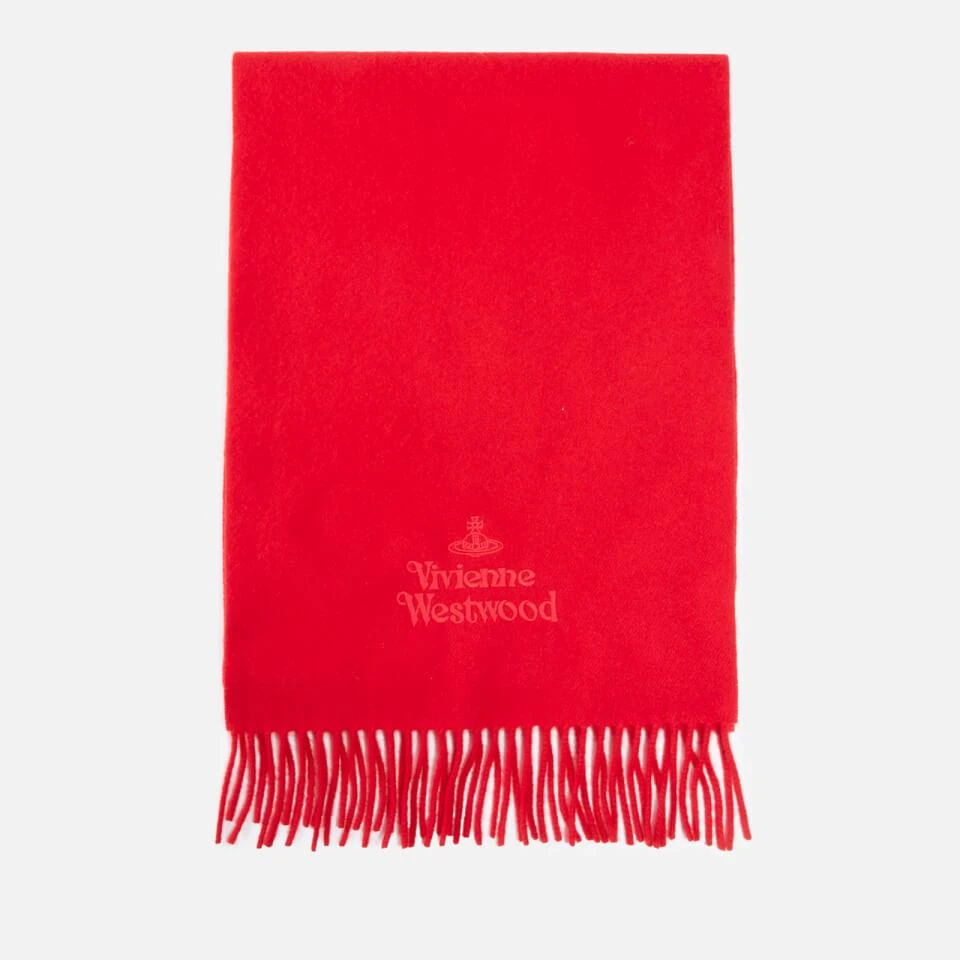 商品Vivienne Westwood|Vivienne Westwood Embroidered Logo Wool Scarf,价格¥562,第2张图片详细描述