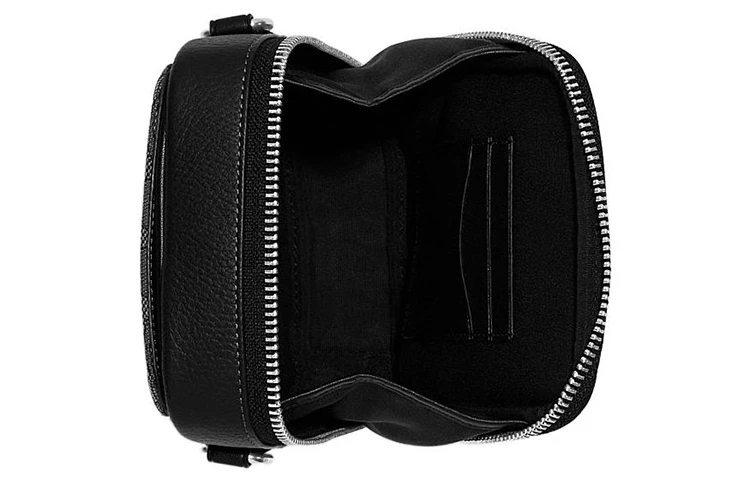 商品[国内直发] Coach|蔻驰 Stanton 系列 经典标志 织物配牛皮革 单肩斜挎包 男款 黑色,价格¥1215,第4张图片详细描述