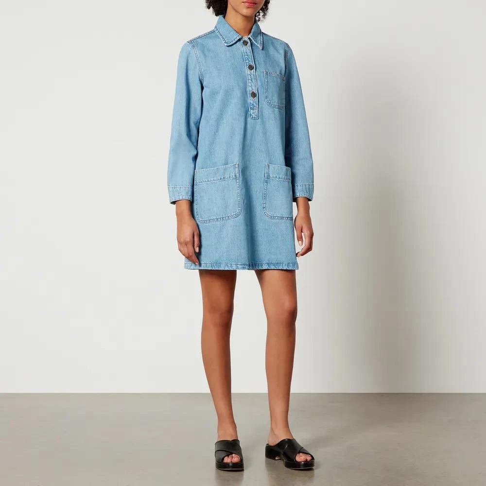 商品A.P.C.|A.P.C Aurelia Denim Mini Dress,价格¥2779,第3张图片详细描述