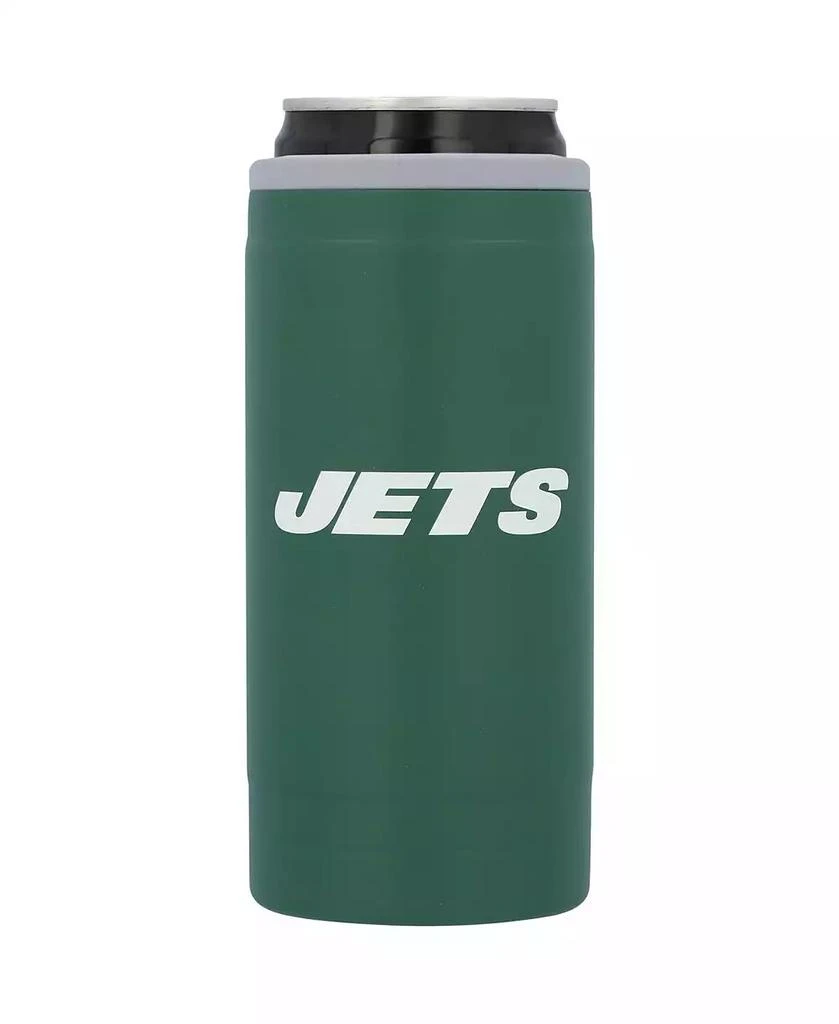 商品Logo Brands|New York Jets 12 Oz Flipside Powdercoat Slim Can Cooler,价格¥223,第2张图片详细描述