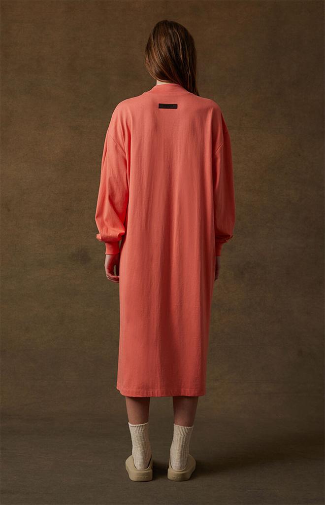 Women's Coral Long Sleeve T-Shirt商品第4张图片规格展示