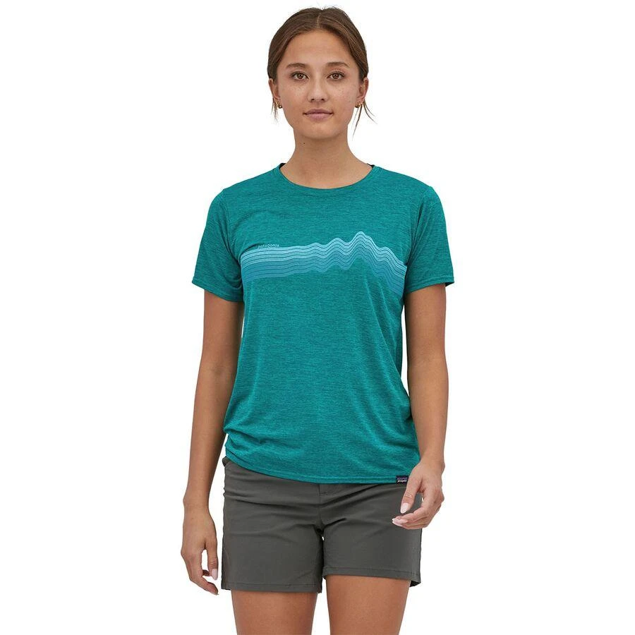 商品Patagonia|Capilene Cool Daily Graphic Short-Sleeve Shirt - Women's,价格¥150,第1张图片详细描述