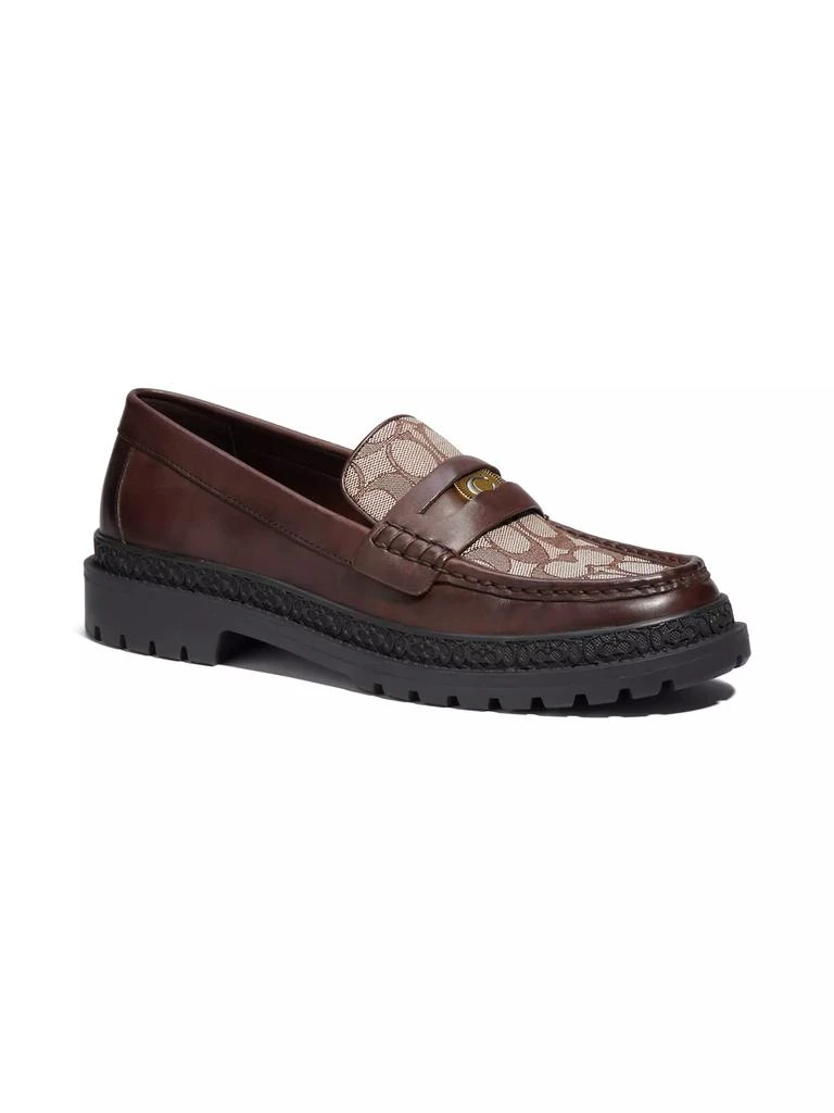 商品Coach|Coin C Coin Signature Leather Loafers,价格¥1043,第2张图片详细描述