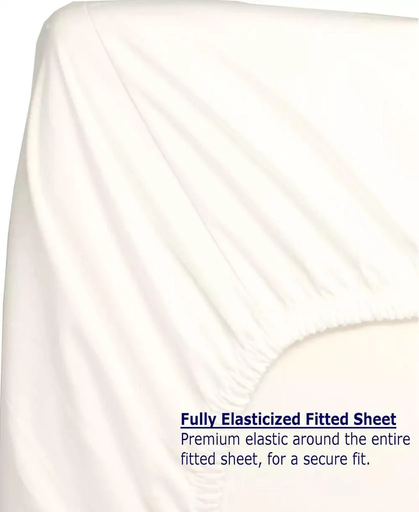 Whale Stripe Cotton Percale 4-Piece Sheet Set, Full 商品