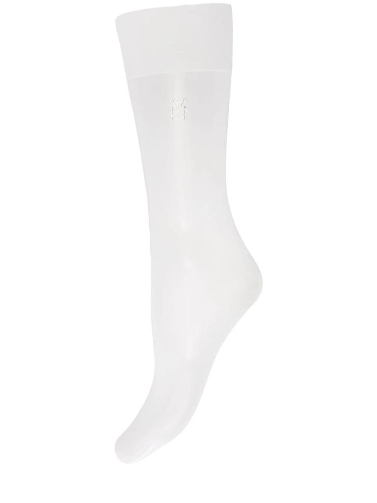 商品Wolford|Amina Muaddi Long Socks W/crystals,价格¥332,第1张图片