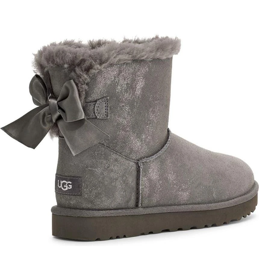 商品UGG|Mini Bailey Bow Glimmer Faux Fur Lined Boot,价格¥456,第2张图片详细描述