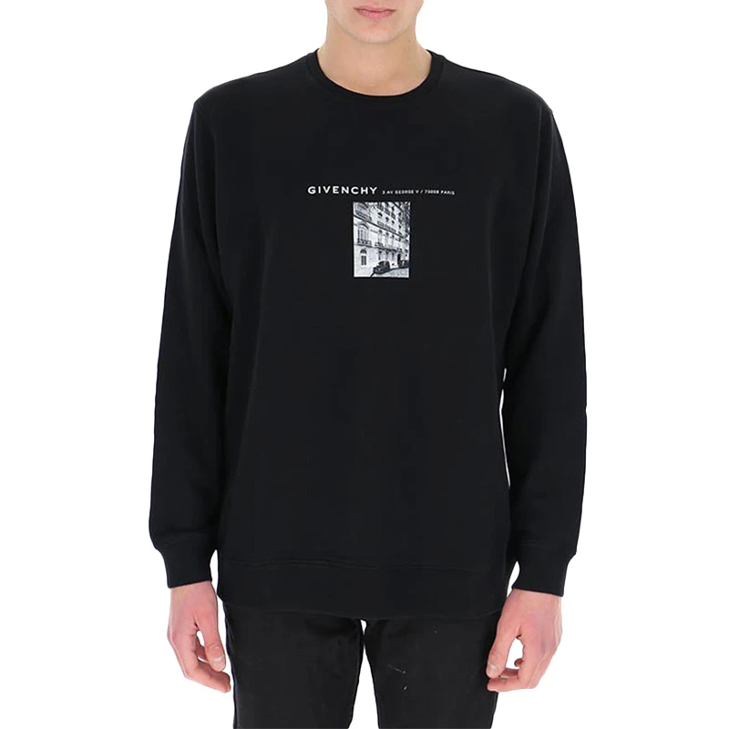 商品Givenchy|GIVENCHY 纪梵希 男士黑色卫衣/帽衫 BMJ0A930AF-001,价格¥3417,第1张图片