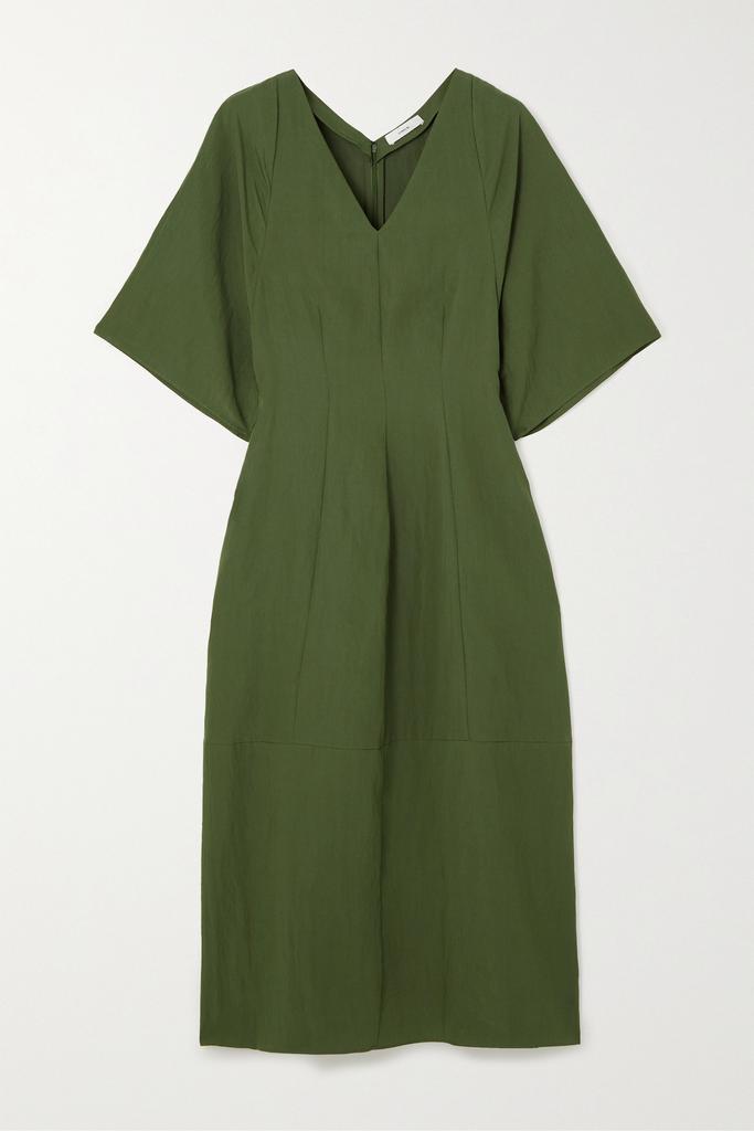 商品Vince|天丝莱赛尔混纺中长连衣裙,价格¥2675,第1张图片