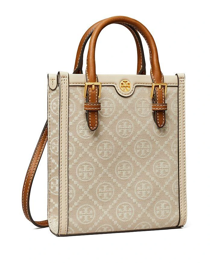 商品Tory Burch|汤丽柏琦T Monogram 托特迷你包 87146,价格¥2218,第4张图片详细描述